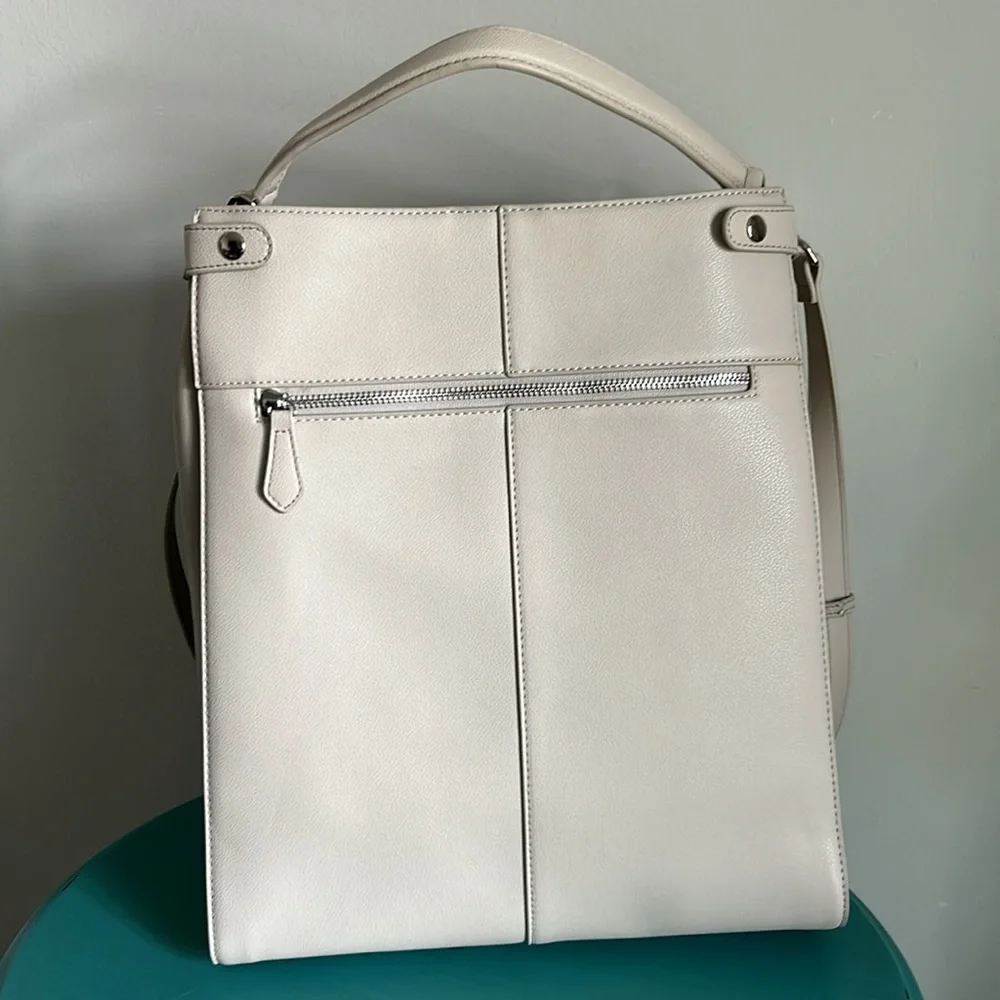 Citi Collective Ella Bag Vegan Leather Suede Fringe Detail Convertible Carryall - Picture 3 of 13